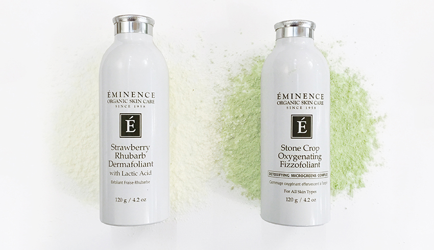 How To Exfoliate: Strawberry Rhubarb Dermafoliant vs. Stone Crop 